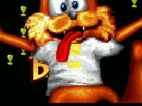 une photo d'Ã©cran de Bubsy Fractured Furry Tails sur Atari Jaguar